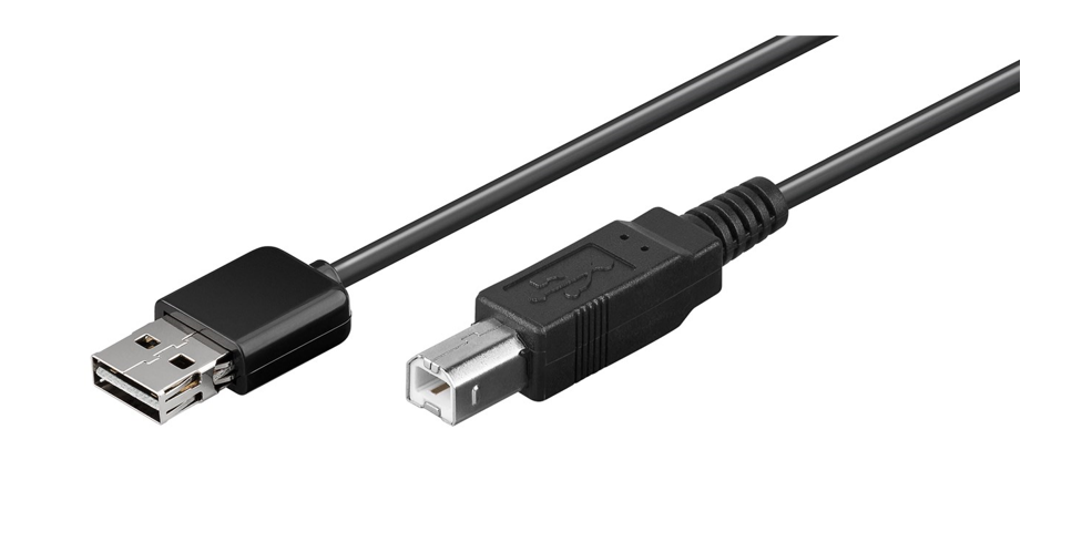 EASY USB Sync- und Ladekabel, Stecker A to B