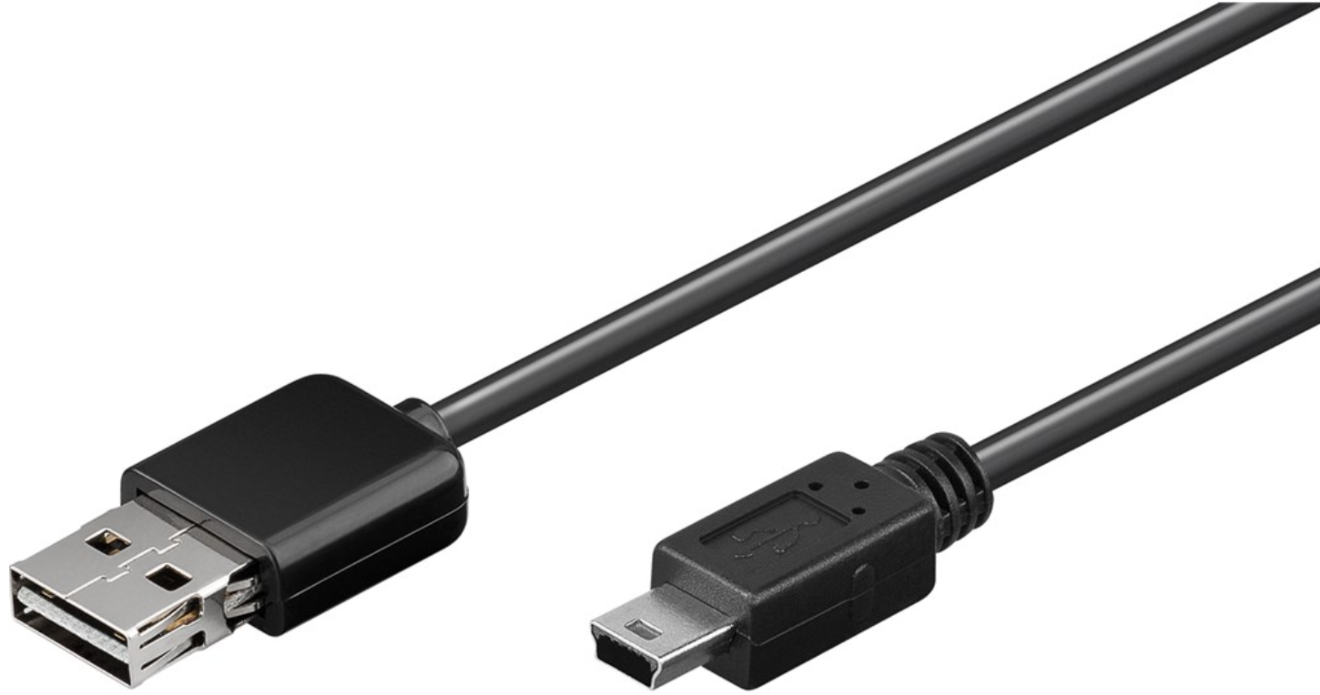 EASY USB Sync- und Ladekabel, schwarz