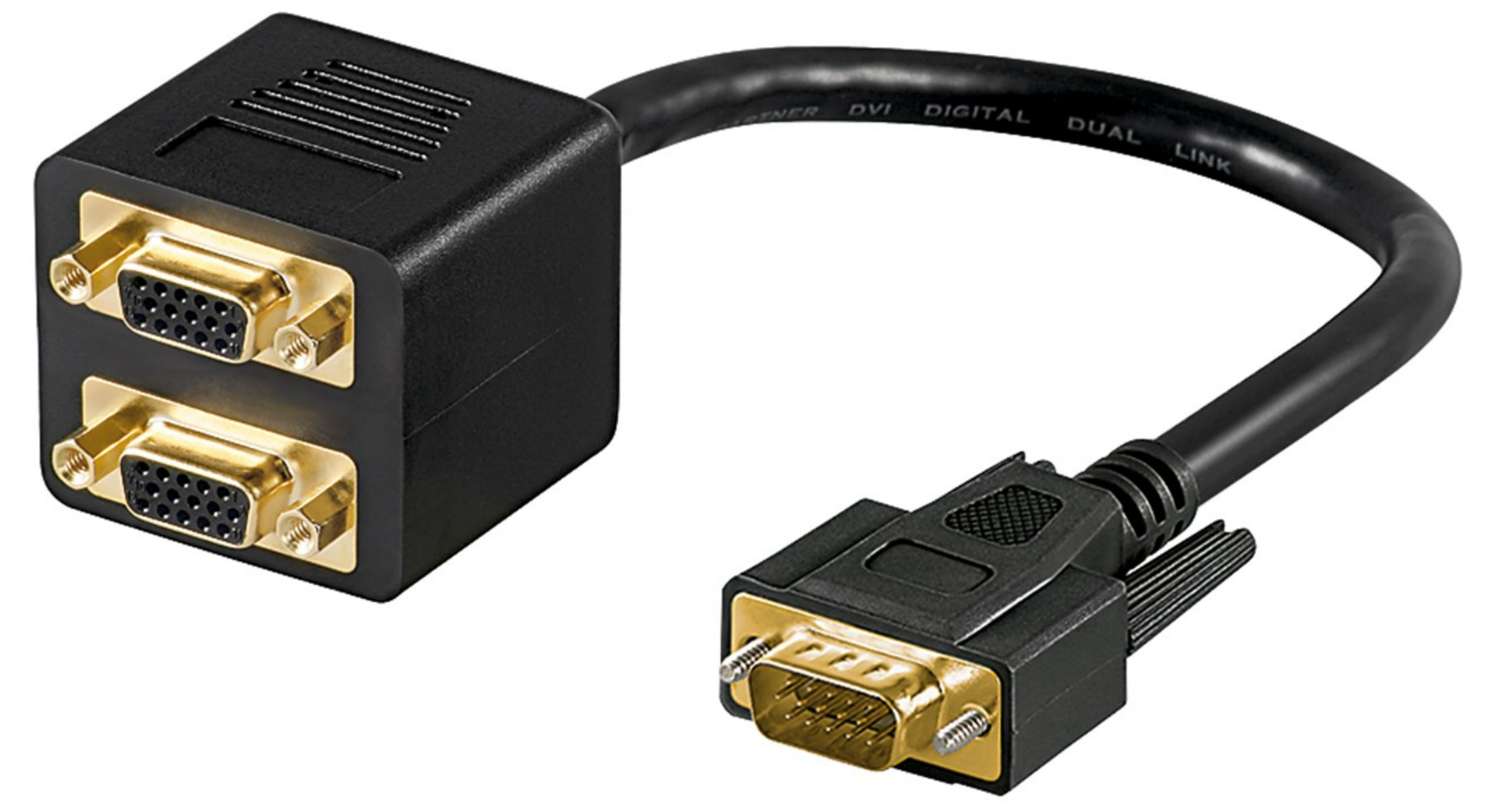VGA Adapterkabel, vergoldet