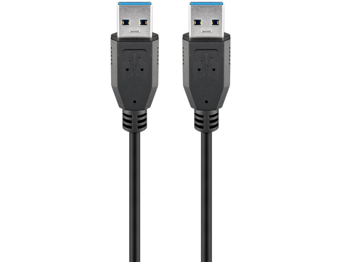 USB 3.0 SuperSpeed-Kabel, Schwarz
